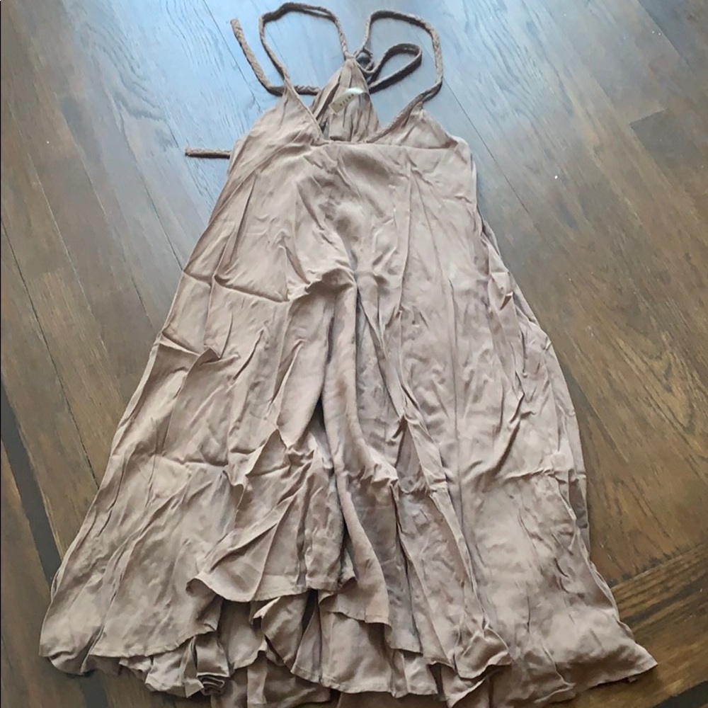 Brown short dress